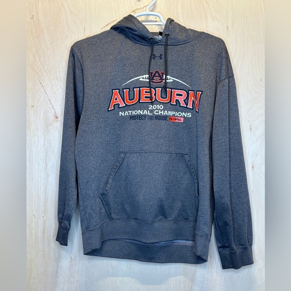 Auburn University Hooded Sweatshirt 2010‎ National Champions Under Armour Large
